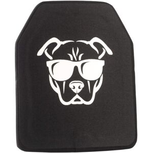 Guard Dog Body Armor Level III UHMWPE Ceramic Plate, 10x12, Black, 10x12, UHMWPE-III-PLATE