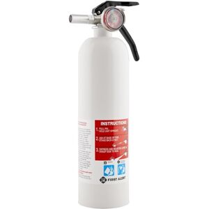 First Alert Rechargeable Recreational Fire Extinguisher 5-B C, White, REC5