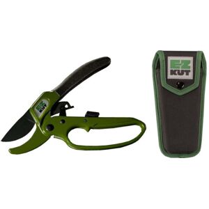 EZ Kut Small Green Pruner w/Black and Green Hand Pruner Sheath