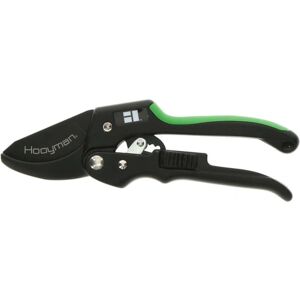 Hooyman Ratchet Pruner, Black/Green, 1099080