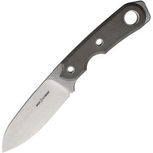 Viper Basic3 Green Micarta Fixed Blade Knife, 8in Overall, 3.5in Stonewash D2 Tool Steel Spear Point Blade, Green Canvas Micarta Handle, Black Kydex Belt Sheath, VT4036CG