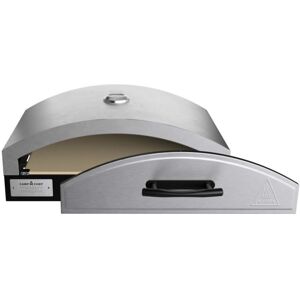 Camp Chef Italia Artisan Outdoor Pizza Oven W/ Door, White/Black, PZ90D