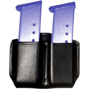 Gould & Goodrich Double Magazine Pouch, 0, Kahr Arms P380, Black, B881-0