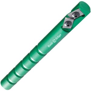 "Redi-Edge Original Knife Sharpener Green, 5 overall, Green aluminum handle, RE0198 GREEN"
