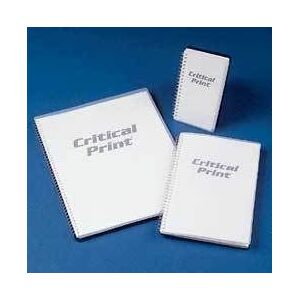 Best Strategy VWR Critical Print Cleanroom Spiral Notebooks P1114-10-CB Blank Page Notebook 81/2 x 11