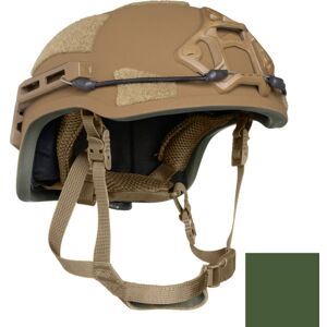 ArmorSource AS-200 High Cut NIJ IIIA Fully Loaded Ballistic Helmet, Cam Green, Medium, 200MHCCGSU3LR3KV2