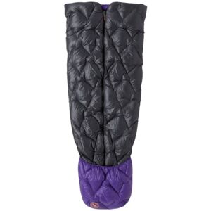 Big Agnes Fly Creek UL Zip Quilt 50 Sleeping Bag, Asphalt/Royal Purple, Long, BFCULZQL5025