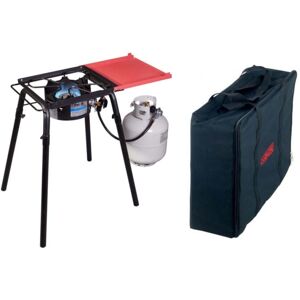 Camp Chef Explorer 14 1X Single Burner Stove, Red/Black, with Black Carry Bag, CB30