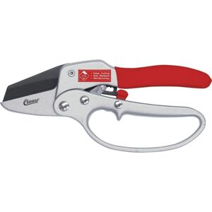 Clauss Heavy Duty Ratchet, 2in, Steel Blade, Red Rubberized Cushion Handle CL20133