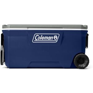 Coleman 316 Series 100-Quart Wheeled Hard Cooler, Twiling/Red, CM1010810001-50