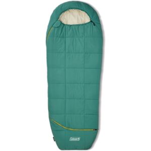 Coleman Big Bay Contoured Sleeping Bag, 40F, Big/Tall, Green, CM1010410015-4