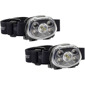 Cyclops CYC-HLFXP-2PK Force XP LED Headlamp Black 3.2/5.5/15/350 Lumens Red/Gre