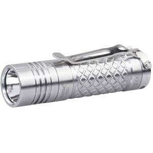 EAGTAC D3C RC TI Flashlight, XP-L HI V3 CW LED, 680lm, Silver, D3C-CLICKY-TI-XPLHI-CW