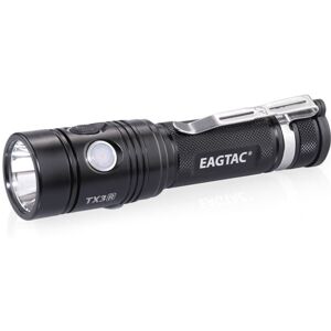 EAGTAC TX3L Base XJP70.2 CW 3000 Lumen USB Rechargeable 18650 Led Flashlight, Black, TX3L-XHP702-REG-CW