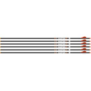 Easton 6.5mm Hunter Classic 500 Arrows w/2in Bully Vanes, 6 Pack, 30.5in, 7.3 GPI, .003in Straightness, 228994