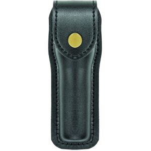 HERO'S PRIDE HEROs PRIDE AirTek Flashlight Case, Small, 27mm, Plain, Brass Hardware, Black, 1464PA