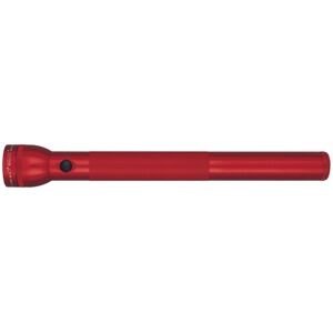 Maglite 5-cell D Flashlight Heavy Duty Water Resist Aluminum, Red, Display Box S5D035
