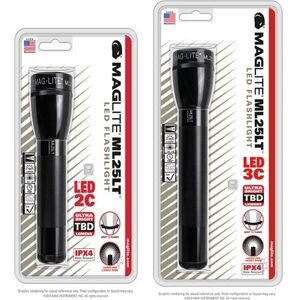Maglite Ml25lt C-cell Led Flashlight, Black - ML25LT-S2016