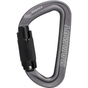 Mammut Sender Twistlock Carabiner, Twist Lock, Grey, one size, 2040-02540-1602-1