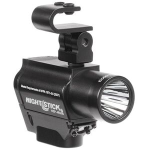 Nightstick Helmet Mounted Multi-Function LED Dual-Light Flashlight,220 Lumens, Black NSP-4650B