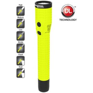 Nightstick Intrinsically Safe Rechargeable Dual-Light Flashlight w/Magnet, Green/Black, XPR-5542GMX