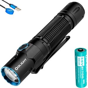 Olight Warrior 3S Rechargeable Tactical LED Flashlight, White, 2300 Lumens, Black, FL-OL-WARRIOR3S-BK