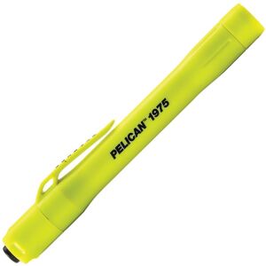 Pelican 1975 Bracket Flashlight, AAA, White, 117 Lumens, Yellow, 1975