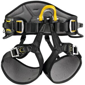 Petzl Astro Sit Fast Harness, Black/Yellow, 2, C085AA02