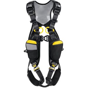 Petzl Newton Easyfit International Harness, Black/Yellow, 2, C073FA02