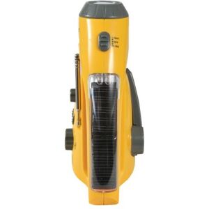 Rothco Solar/Wind Up Flashlight with Radio, 80003