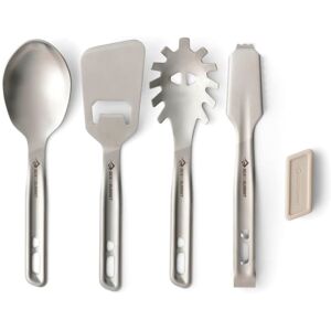 Sea to Summit Detour Stainless Steel Utensil Set, 4-Piece, A1313