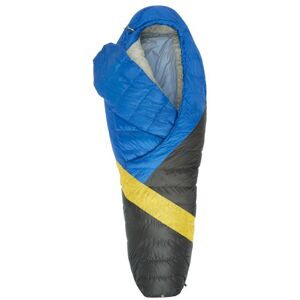 Sierra Designs Cloud 800 Dridown 35 Degree Sleeping Bag, Blue/Yellow/Peat, Regular, 70607218R