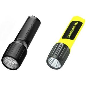 Streamlight 4AA Propolymer Luxeon Flashlight w/White LEDs, Batteries, Black, 68344