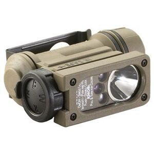 Streamlight Sidewinder Compact II Military Flashlight - White C4 LED,Red,Blue,IR LEDs w/Helmet Mount,Rail Mount and CR123A Lithium Battery, Box 14518