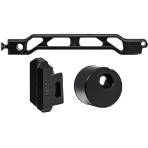 JMac Customs AB-8R Arm Bar with Brace Adapter for 5.5mm Folding Aks, 8in, Black, AB-8R+AB-BA+SM-5.5