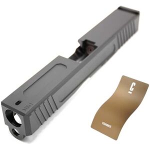 OpticsPlanet Exclusive EC Defense MK-1 Stripped G19 Pistol Slide, FDE, EC-MK1 FDE