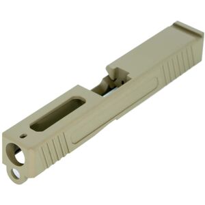 OpticsPlanet Exclusive EC Defense MK-2 Stripped G19 Pistol Slide, FDE, EC-MK2 FDE
