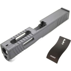 OpticsPlanet Exclusive EC Defense MK-3 Stripped G19 Pistol Slide, Armor Black, EC -MK3 BLK