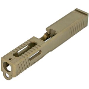 OpticsPlanet Exclusive EC Defense MK-3 Stripped G19 Pistol Slide, Burnt Bronze, EC -MK3 BURNT BRONZE