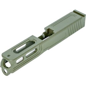 OpticsPlanet Exclusive EC Defense MK-5 Stripped G19 Pistol Slide, OD Green, EC-MK5 OD GREEN