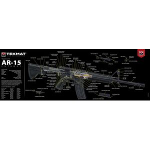 Tekmat Armorers Bench Mat Ultra 15x44 Ar-15 Cut Away