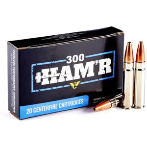 Wilson Combat Lehigh Controlled Chaos 300 HAM'R 110 Grain Nickel Cased Pistol Ammo, 20 Round, A300HMR-110-CC-N-20RD