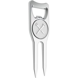Blue Tees Golf Divot Repair Tool, Silver, DV-HTG-DT1-W