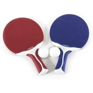 Stiga Table Tennis Flow 2 Player Set, Red & Blue, T1286