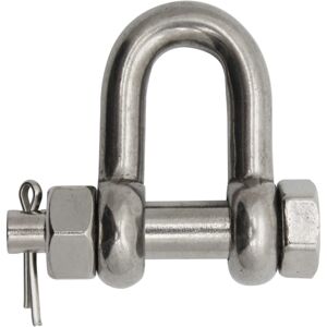 Extreme Max Boattector Stainless Steel Bolt Type Chain Shackle, 1in, 3006.8363