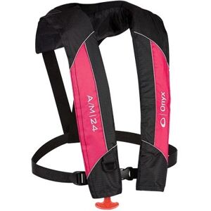 ONYX A/M-24 Auto/Manual Life Jacket, Pink, 132000-105-004-14