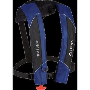 ONYX A/M-24 Auto/Manual Life Jacket, Blue, 132000-500-004-15