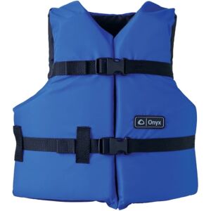 ONYX Universal General Purpose Life Vest, for Adult, Nylon, Foam, Black, Blue, 103000-500-002-12