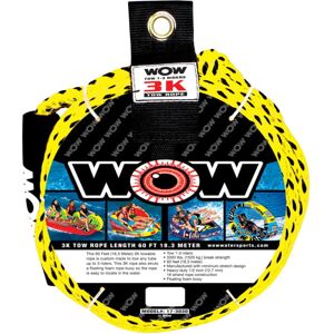 Wow Toys Watersports 3 Rider Tow Rope 3K 60ft, 60ft, 17-3030