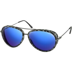 Bobster Bobster Ice Sunglasses, Matte Gray Tortoise/Gunmetal Frame, Blue Lens, BICE102HD
